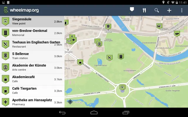 Wheelmap android App screenshot 0