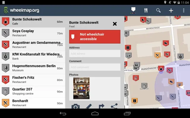 Wheelmap android App screenshot 3